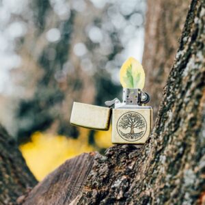 Glamour shot of Tree of Life Windproof Lighter