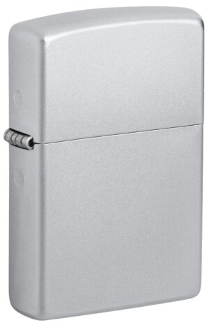 Front shot of Satin Chrome Classic Case standing at a 3/4 angle