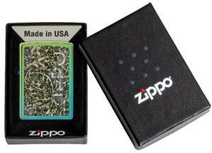 Zippo Design Windproof Lighter in its packaging.