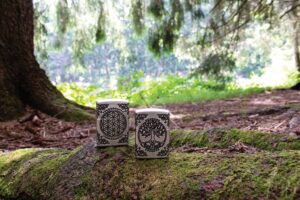 Lifestyle image of Armor® Tree of Life Windproof Lighters.